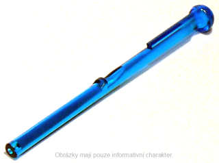 15303 Trans-Dark Blue Projectile Arrow, Bar 8L with Round End 