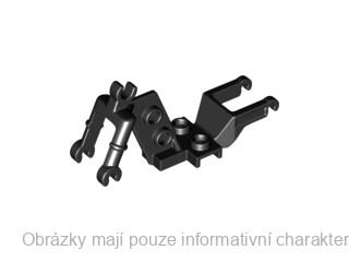 18896 Black Motorcycle Chassis, Clip for Handle