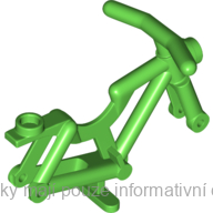 4719 Bright Green Bicycle Frame