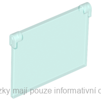 60603 Trans-Light Blue Glass for Window 1 x 4 x 3 - Opening