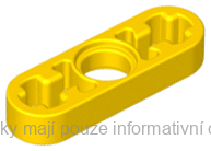 6632 Yellow Technic, Liftarm Thin 1 x 3 - Axle Holes