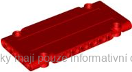 64782 Red Technic, Panel Plate 5 x 11 x 1