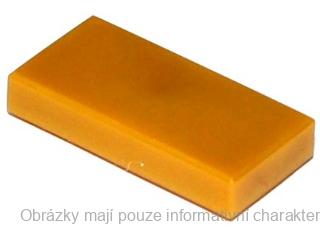 3069b Pearl Gold Tile 1 x 2 with Groove