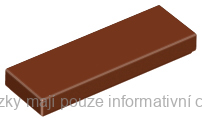 63864 Reddish Brown Tile 1 x 3