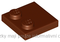 33909 Reddish Brown Tile, Modified 2 x 2 with Studs on Edge