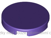 14769 Dark Purple Tile, Round 2 x 2 with Bottom Stud Holder