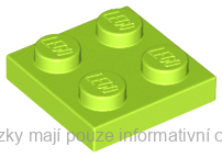 3022 Lime Plate 2 x 2