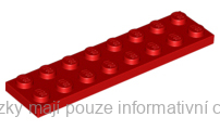 3034 Red Plate 2 x 8