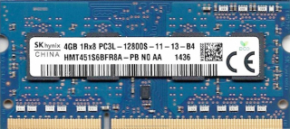 Hynix SODIMM DDR3L 4GB 1600MHz CL11 HMT451S6DFR8A-PB
