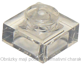 3024 Trans-Clear Plate 1 x 1