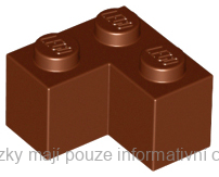 2357 Reddish Brown Brick 2 x 2 Corner