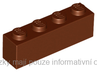 3010 Reddish Brown Brick 1 x 4