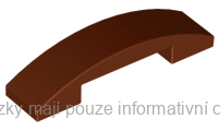 93273 Reddish Brown Slope, Curved 4 x 1 x 2/3 Double