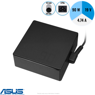 Originální síťový adaptér pro notebook ASUS 19V 4.74A 90W A19-090P2A 4,5x3,0mm